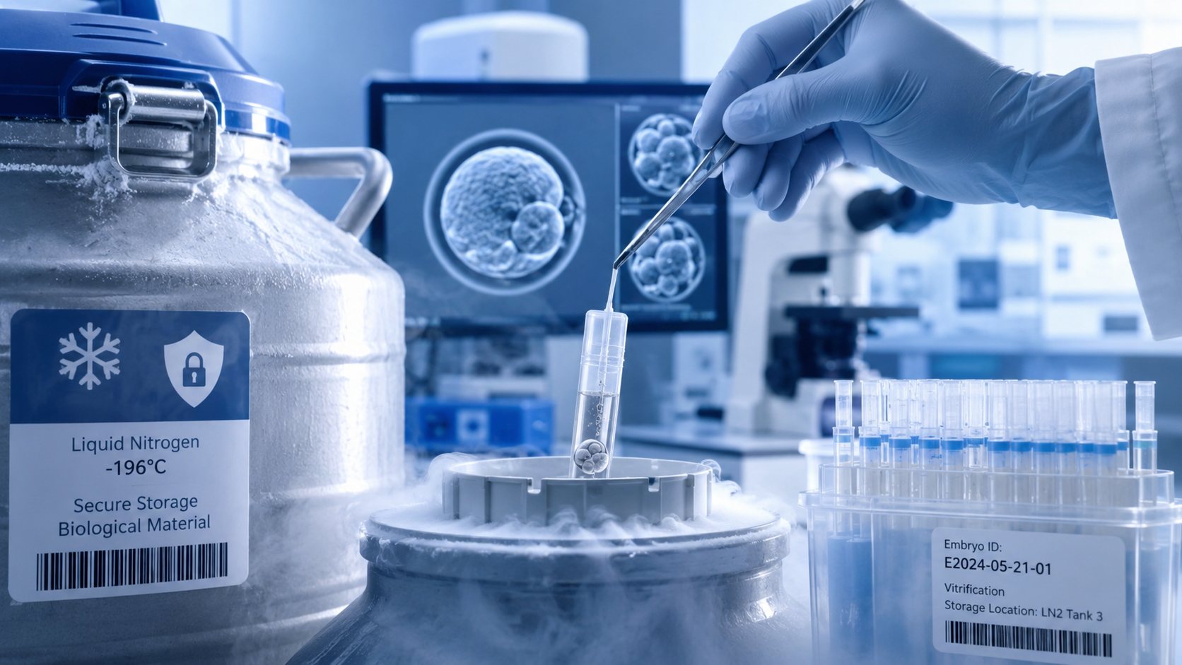 Embryo Freezing and Vitrification: How IVF Laboratories Preserve Embryos